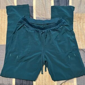 Teal Scrubstar scrub pants